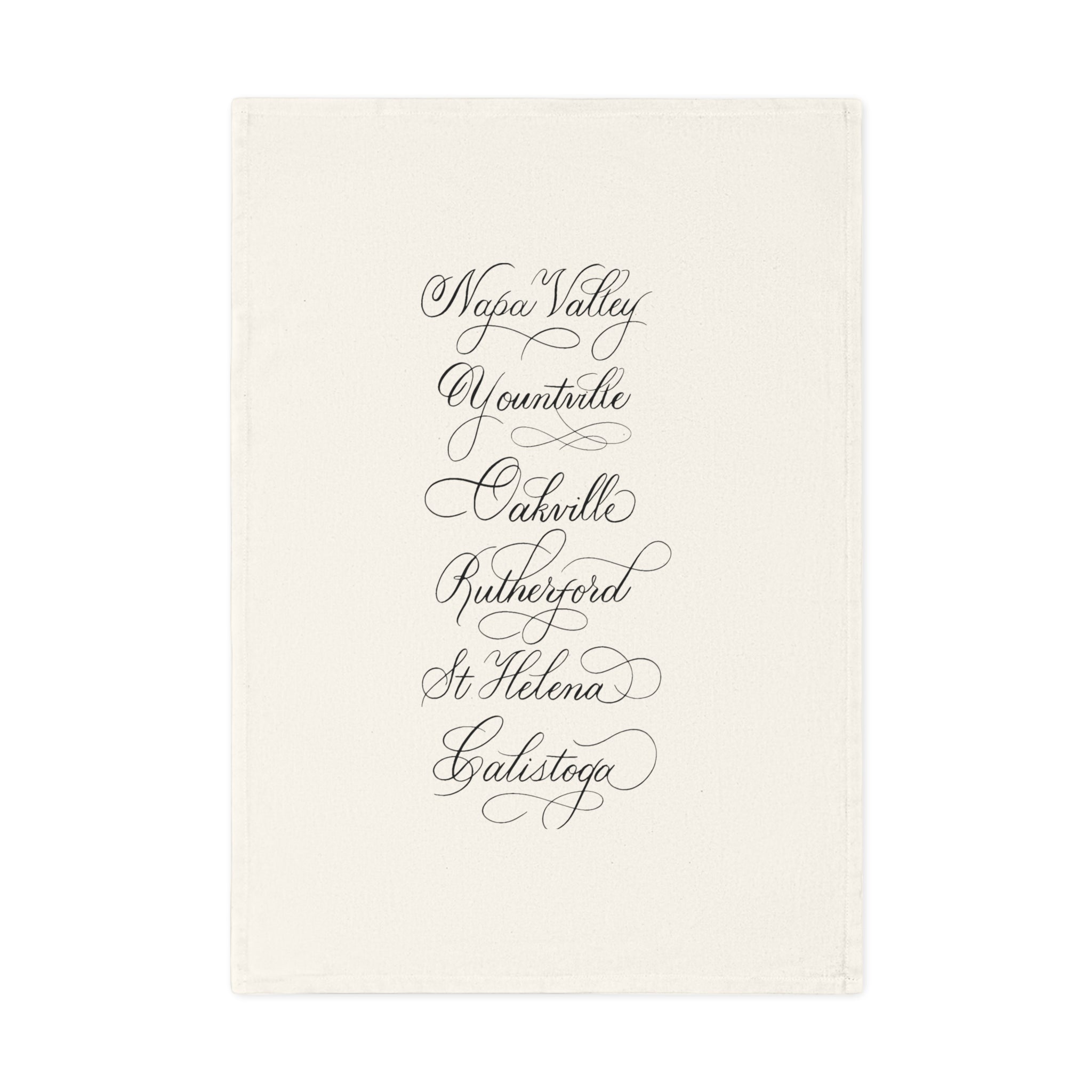 Napa Valley Cities Cotton Tea Towel