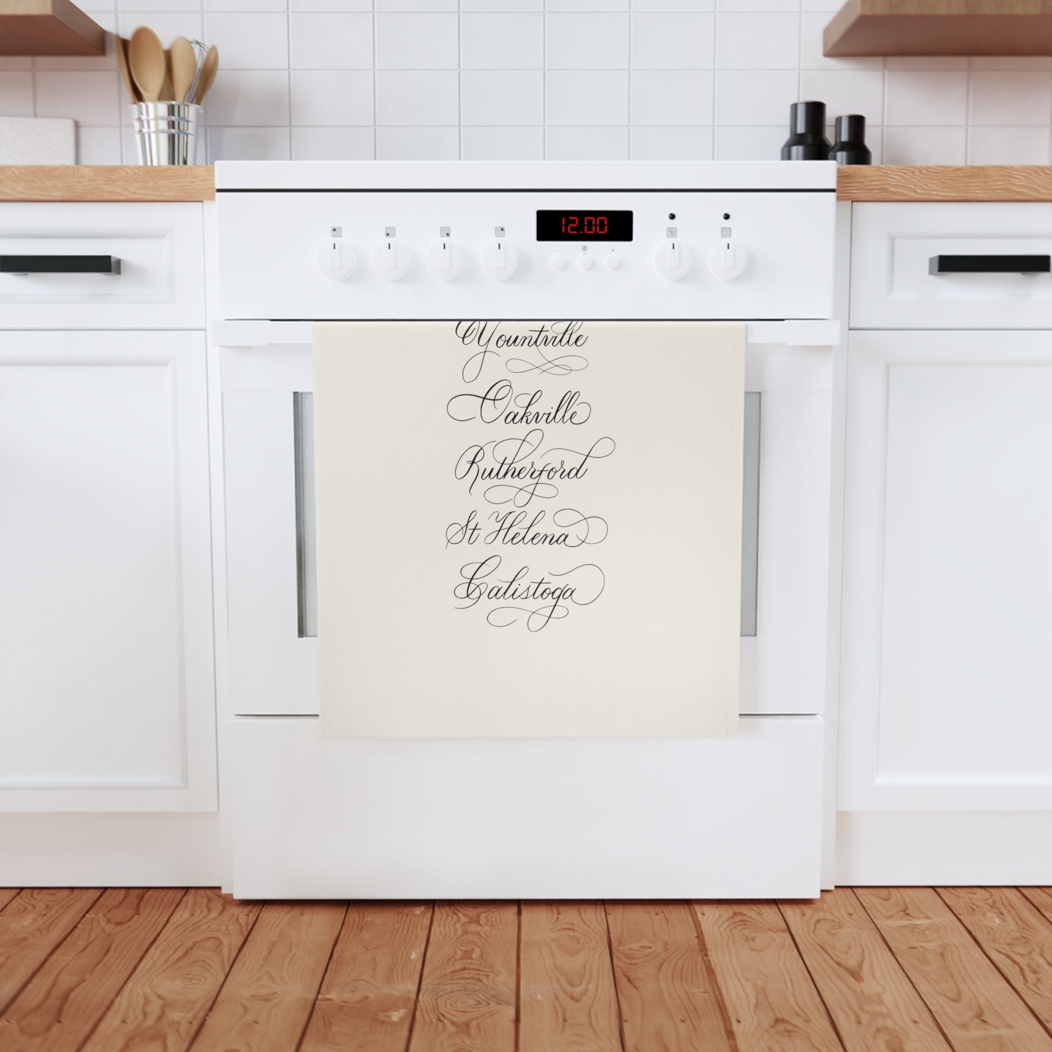 Napa Valley Cities Cotton Tea Towel